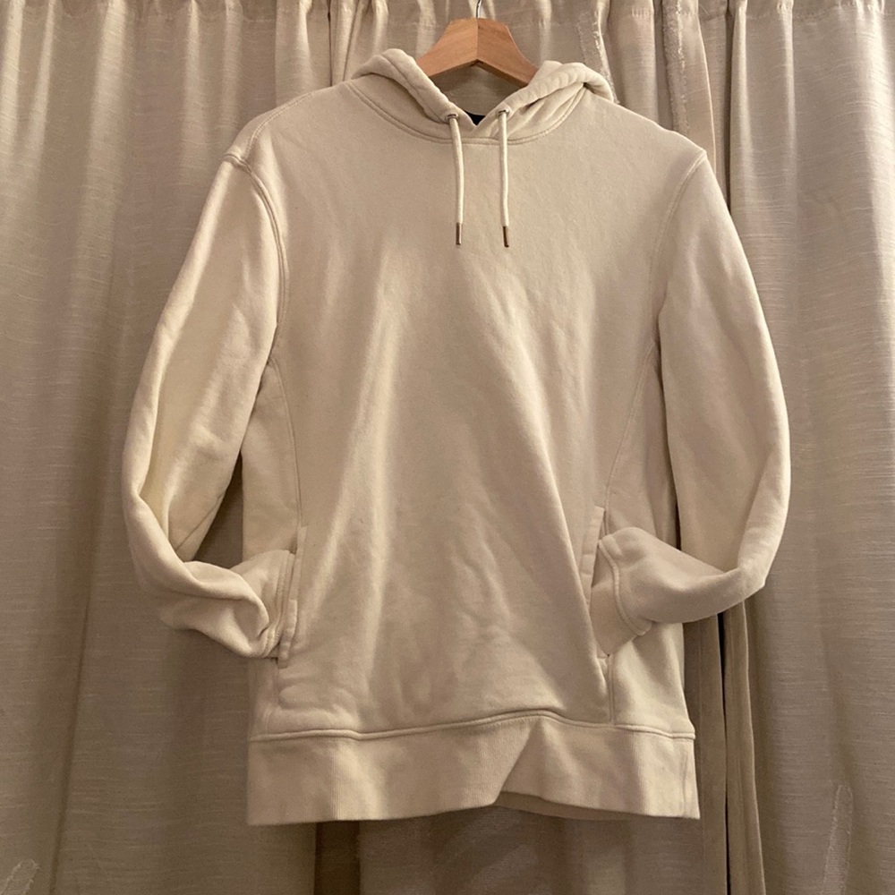 H&M white mens hoodie